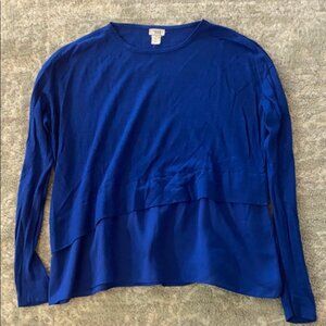 Cobalt long sleeve top